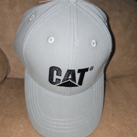 Caterpillar Trademark Baseball Cap Iceberg Green OS NWT - Picture 6 of 10